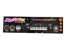 Синтезатор ELECTRONIC ORGAN Q3120A с микрофоном, 31 клавиш, 2 мелодии, 18 функций, питание USB