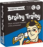 Настольная карточная игра "Brainy Trainy. Развитие памяти", развивающая, возраст 6+