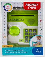 Копилка Сейф WF-3001A SAFE MONEY 13*14*18 см, кодовый замок, звук, свет