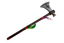 Топор Индейца карнавальный (ВА884), пластик, перо, размер 15*43 см