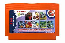 Картридж 8bit 8в1 AA-2504 DARKWIN DUCK+TURTLES 1+4+CHIP & DALE 2+TALE SPIN+..