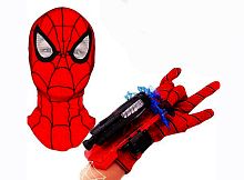 Набор ЧЕЛОВЕК-ПАУК Spider-Man Маска тканевая и перчатка с бластером 