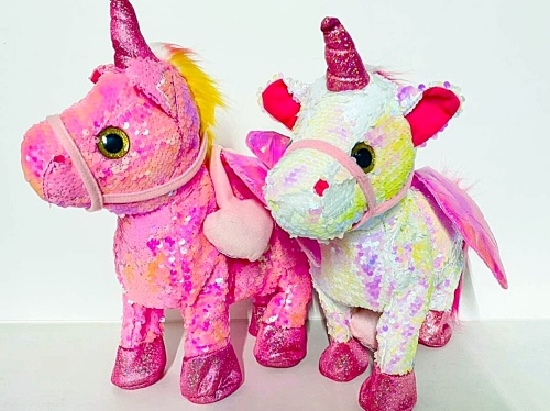 Мягкая игрушка ЕДИНОРОЖКА Пони музыкальная фото 3