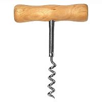 Штопор с деревянной ручкой 10 см