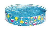 Детский бассейн BESTWAY "Подводный Мир" 122х25см, 277л, от 2 лет, уп.6