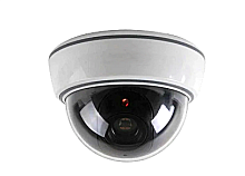 Муляж купольной видеокамеры SECURITY CAMERA видеонаблюдения, БЕЛЫЙ, KM-122 (6688)