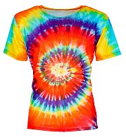 Футболка "Хиппи", разноцветный полиэстер, размер 48-50