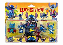 НАБОР Фигурки Лило и Стич Lilo & Stitch, 5 шт на блистере 