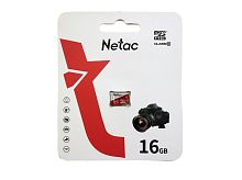 Карта памяти Netac MicroSDHC 16Gb P500 Eco Class 10 без адаптера SD