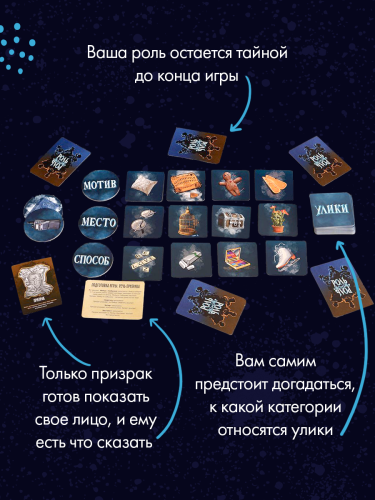 Настольная карточная игра "Письма призрака" 8+ фото 5 Настольная карточная игра "Письма призрака" 8+ фото 5