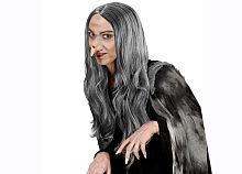 Парик Груделия S6032 серебристый, синтетическое волокно, без размера