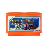 Картридж 8bit 144в1 YH 144в1 ARKANOID/ Dr.MARIO/ FIVE CHESS/ THE GOONIES/ JEWELLERY...