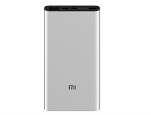 Внешний аккумулятор Xiaomi Power Bank 3 (PLM12ZM) 10000 mAh, 2 USB 3.0A TYPE-C черный