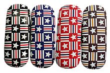 Футляр для очков принт "Звезды", на хлопушке, размер 16х4х6 см