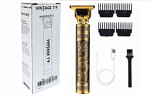 Триммер машинка для стрижки волос Professional Trimmer VINTAGE T9 J-408 аккумуляторный