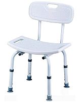 Стул со спинкой в ванную комнату, сборный, 50,5 х 44 х 75-85 cm
