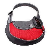 Сумка-переноска для кошек и мелких пород собак Single Shoulder Bag Sling RED красная