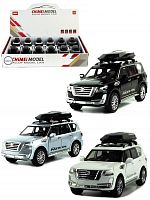 Машина Джип Nissan PATROL V8 масштаб 1:32 металлическая 16,5х6,7х8,5 см 
