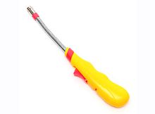 Зажигалка для газовых плит пластиковая с пьезоподжигом с гибким стержнем