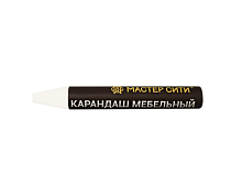 КАРАНДАШ мебельный супермягкий воск Мастер Сити ДР 002 БЕЛЫЙ, 6 г (на блистере)