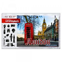 НИ Фигурный деревянный пазл Citypuzzles "Лондон", 101 деталь