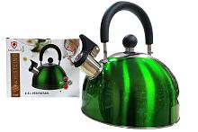 Чайник KAISA VILLA со свистком, нержавеющая сталь, объем 2,5 л