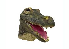 Маска Крокодил Мадагаскар, зеленый латекс, размер взрослый