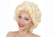 Парик Кино-дивы 02088, желтое синтетическое волокно, без размера