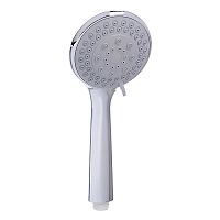 Лейка для душа RAIN, 5 режимов, Ø 100 мм, пластик, хромированное покрытие