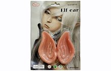 Уши Эльфа латексные 319757, цвет телесный, размер 10 см