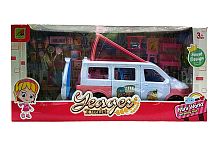 НАБОР "Грузовик сладостей" Yeager Townlet , открывающиеся двери, аксессуары