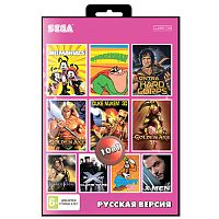 Картридж 16bit 10в1 A-10001 Crash Bandicoot/ МАРИО + ТАНЧИКИ/ Open Season 3/ Kung Fu Panda 2/ +... 