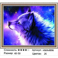 Алмазная мозаика Painting Diamond HWA4896 40x50 см, круглые стразы