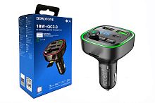 FM-модулятор BOROFONE BT C48 CAR Wireless FM Transmitter автомобильный 2 USB V5.0 3.0A 18W