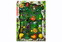 Фигурки НАБОР ЗОМБИ против РАСТЕНИЙ PLANTS ZOMBIES GWW2 18 штук в картонной коробке