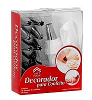 Набор Decorador Papa Confeito 13 шт сменных насадок для мешков кондитерских с креплением + 1 мешок