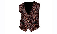 Жилет Стимпанка мужской 48182 коричневый полиэстер, размер L-XL