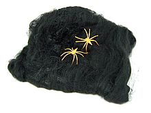 Паутина черная LESD1279, черный полиэстер, пластмасса, размер 46*26 см