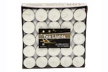 Набор чайных свечей Tea Lights белых, 100 шт/уп