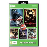 Картридж 16bit 5в1 AC-5001 MORTAL KOMBAT 3 ULTIMATE /MORTAL KOMBAT 1, 2, 3, 5 128MB