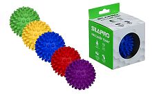 Массажер мяч "Ёжик" SILAPRO Ø 7 см, 5 цветов