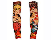 Рукава Судного Дня 29357, цветной полиэстер, длина 40 см 