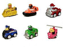 Щенячий патруль Машинки для баз 4х6 см