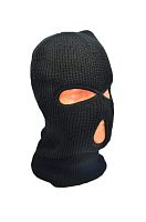Балаклава бандитская черная полиэстер, размер 58