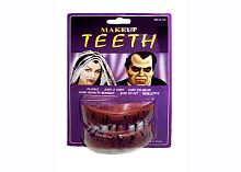 Челюсти Вервольфа Makeup Teeth (зубы вампира), коричневый латекс, размер 7*4*3 см