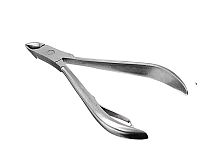 Кусачки маникюрные ЮниLook с одинарной пружиной, длина лезвий 10 мм, нерж. сталь, 9,5 см