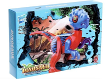 Конструктор Zuanma DINOSAUR WORLD Фигурка Динозавр СИНЕ-КРАСНЫЙ 043-2 со звуком