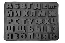 Форма силиконовая "АЛФАВИТ" для изготовления печенья 35 х 25,5 см