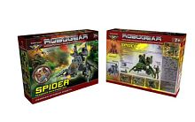 Сборная модель "Робогир Спайдер", пластик, цвет серый/зеленый, Нескучные Игры