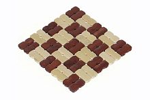 Подставка бамбуковая под горячее, квадратная форма, размер 17х17,5 см